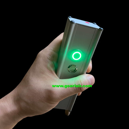 80W Aluminum Alloy Laser Lighter | Coaxial Red Dot Laser Igniter Outdoor Fire Starter With Temperature Protection