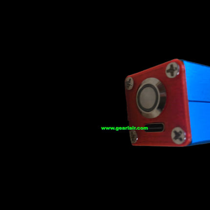 All-in-one Aluminum Alloy 455nm Laser Indicator 5W Portable Type-C Charging Blue Laser Pointer Module