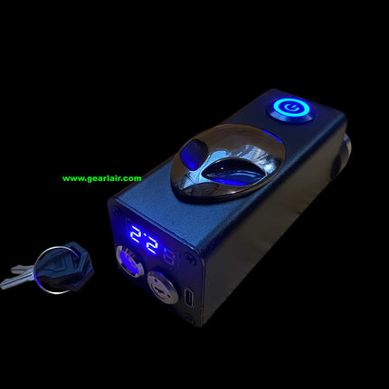 90W IPG Handheld Outdoor Laser Device Coaxial Green Positioning Light Black Anodized Aluminum Alloy M22 Lens Base Type-C 45