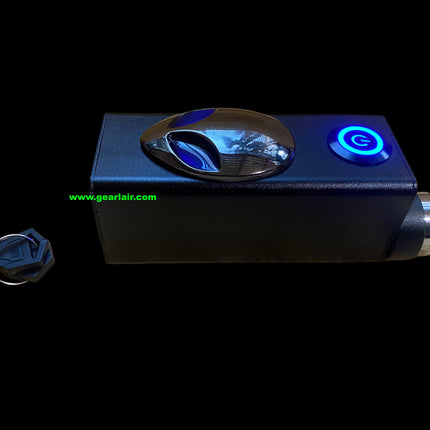 90W IPG Handheld Outdoor Laser Device Coaxial Green Positioning Light Black Anodized Aluminum Alloy M22 Lens Base Type-C 45