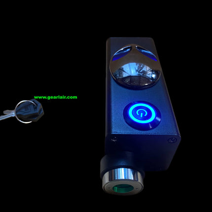 90W IPG Handheld Outdoor Laser Device Coaxial Green Positioning Light Black Anodized Aluminum Alloy M22 Lens Base Type-C 45