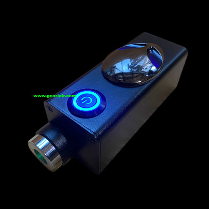 90W IPG Handheld Outdoor Laser Device Coaxial Green Positioning Light Black Anodized Aluminum Alloy M22 Lens Base Type-C 45