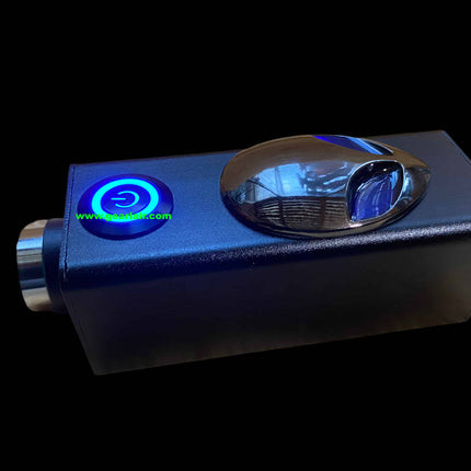 90W IPG Handheld Outdoor Laser Device Coaxial Green Positioning Light Black Anodized Aluminum Alloy M22 Lens Base Type-C 45