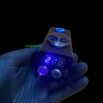 90W IPG Handheld Outdoor Laser Device Coaxial Green Positioning Light Black Anodized Aluminum Alloy M22 Lens Base Type-C 45