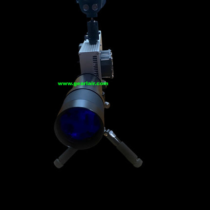 Laser Cannon Pump 300W All-Aluminum Shell Custom Heat Sink Cooling Adjustable 15-25cm Lens 30m Range High-Temp Protection