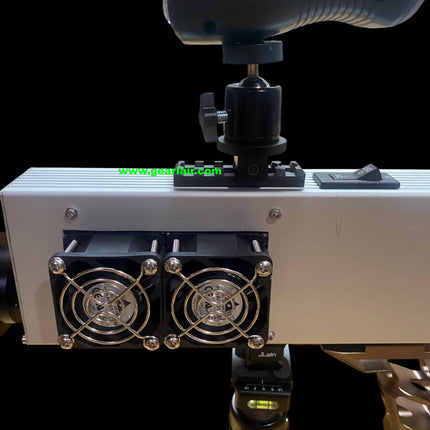 Laser Cannon Pump 300W All-Aluminum Shell Custom Heat Sink Cooling Adjustable 15-25cm Lens 30m Range High-Temp Protection