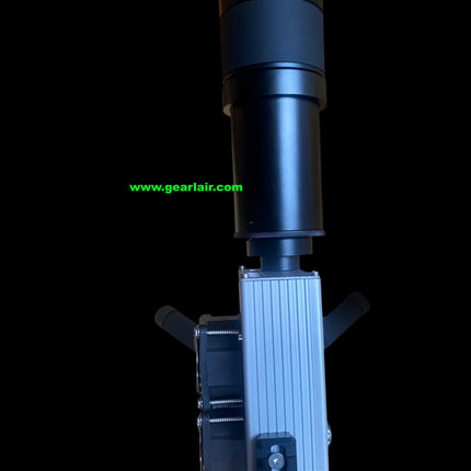 Laser Cannon Pump 300W All-Aluminum Shell Custom Heat Sink Cooling Adjustable 15-25cm Lens 30m Range High-Temp Protection