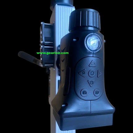 Laser Cannon Pump 300W All-Aluminum Shell Custom Heat Sink Cooling Adjustable 15-25cm Lens 30m Range High-Temp Protection