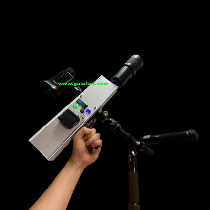 Laser Cannon Pump 300W All-Aluminum Shell Custom Heat Sink Cooling Adjustable 15-25cm Lens 30m Range High-Temp Protection