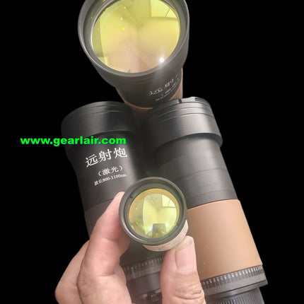 50X 70mm Aperture Variable Focus Laser Beam Expander Lens High Transmittance Coated Lens for Raycus Fiber Laser