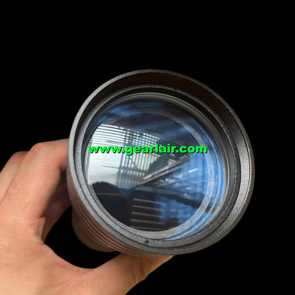High Transmittance 70X Straight Out Laser Expander Lens Long Range Focusing Optical Accessory for Laser Equipment