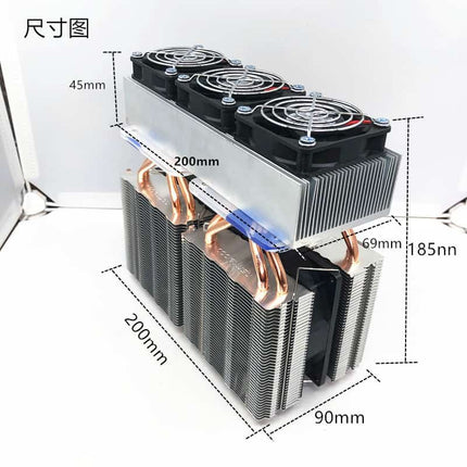 HKJ-K100 Dual-Core Powerful Thermoelectric Cooler — 3-in-1 DIY Kit for Portable Fridge, Mini AC & Incubator image 4