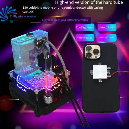 120mm Semiconductor Magnetic Water Cooler for Phones & Tablets - RGB Lighting & Ultra-Thin Design image 7