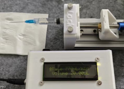 Precision Syringe Pump for Lab Research | Non-Pulsing, Stepper-Driven, Pre-Configured for Animal Studies & Microfluidics image 5