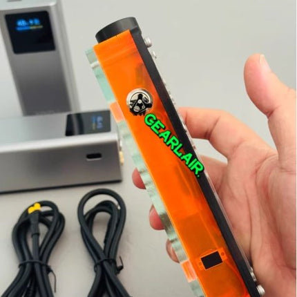 Pumpkin Crystal 130W Transparent Laser Torch - Limited Edition Handcrafted Design image 4