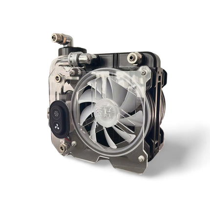 SH FrostCool VIVID - Modular Semiconductor Water Cooling System with Magnetic Phone Attachment & Dual Fan Design - Single-machine B - Mobile phones and tablets with gear adjustment switches, 24w voltage regulating power supply image