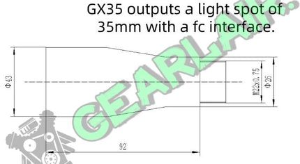FC interface optical fiber collimating mirror, beam expanding mirror, adjustable divergence angle image 7