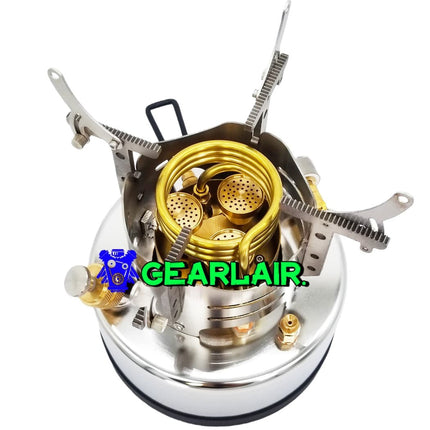 Voyager Rocket Stove | Integrated Alcohol Vaporizing Stove with Pressure Gauge for Outdoor Camping & Cooking image 3