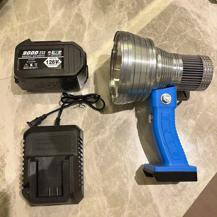 Annihilator Cannon 240W Plus Handheld Searchlight - High-Power Modified Lithium Battery Version with Charging Dock image 5