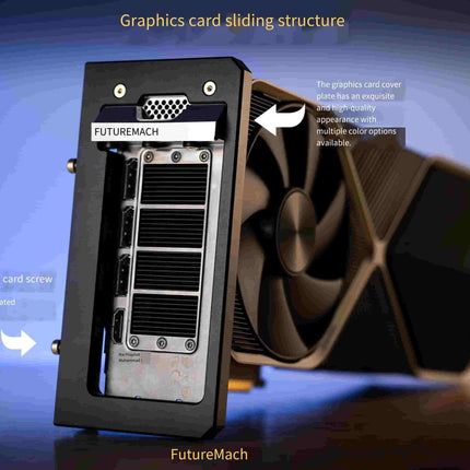 All-aluminum CNC open-frame ITX motherboard case - FutureMach Future Mach image 7
