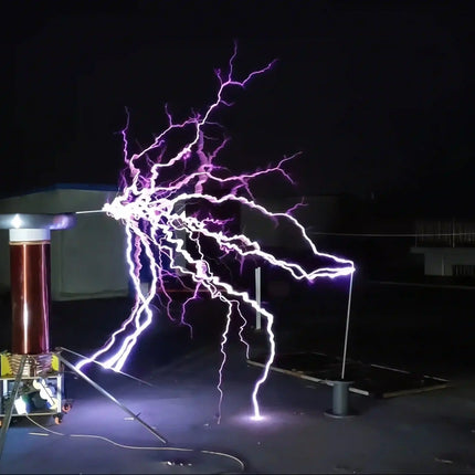 DRSSTC (Dual Resonant Solid State Tesla Coil) - 1.7m Tower, 1-Meter Arc, High-End Professional Configuration image 2
