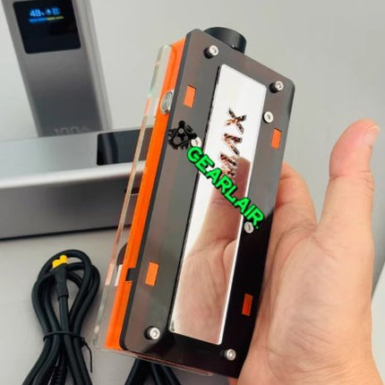Pumpkin Crystal 130W Transparent Laser Torch - Limited Edition Handcrafted Design image 5