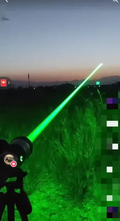 High-Intensity Blue/Green Laser Flashlight (Anti-Drone, Anti-Riot & Security Patrol) - 28 units of green 45-watt handheld extreme version. The light source is imported directly. image