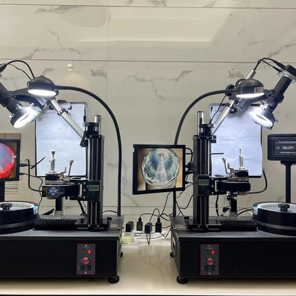 Gem Precision Faceting Machine with Digital Angle/Height Display & Integrated HD Microscope image 3