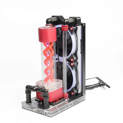 FREEZEMOD Laptop Liquid Cooling System - VA Display Water Cooling Kit with 240mm Copper Radiator image 1