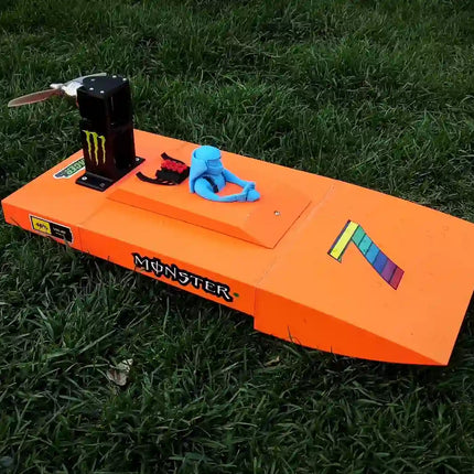 3D-Printed Air Drift Boat (Swamp Boat) | PETG Hull, Vector Steering, High-Speed & Unsinkable Design image 4