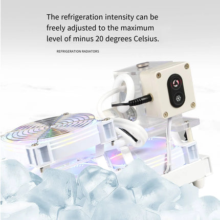 Neighbors Cooling Workshop - 240mm White Magnetic Semiconductor Water Cooler for Tablets image 3