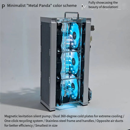 Geek Liquid Cooling System- Magnetic Levitation Silent Pump & Dual Radiator Cooling Solution - All series of magnetic levitation silent water pumps image