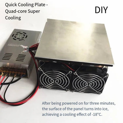 4-Core Super Cooling Plate - High Performance Semiconductor Cooling Module for DIY Projects image 1