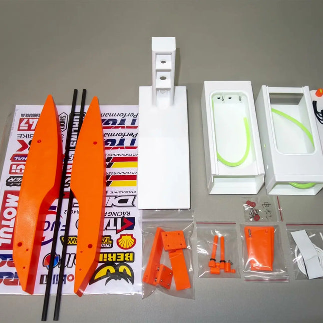 3D-Printed "Shrimp Boat" Air-Propelled RC Boat Kit - Exclusive Design, Ready for High Speed (40-60km/h) image 1