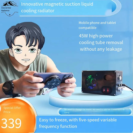 Premium Magnetic Water Cooling System - Ultra-Thin Semiconductor Cooling for Mobile Devices image 3
