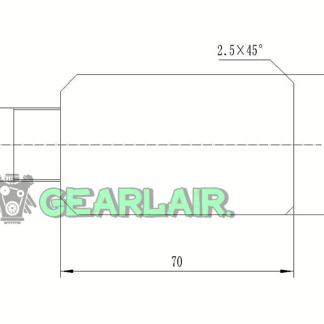 High-power quartz water-cooled beam expander for laser welding and cutting machines image 1