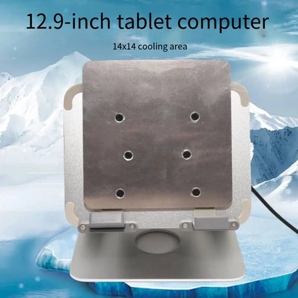 All-in-One Water Cooling Bracket for Tablets - Dual Fan Semiconductor Cooling System for 7-12.9 inch iPads & Android Tablets image 3