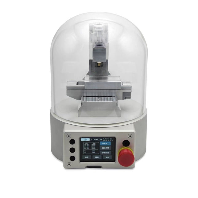 Miniature 3-Axis CNC Machine Model - Functional Desktop Sculpture & Educational Demonstrator image 0