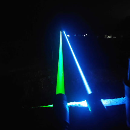 1.35W 520nm Green Laser Positioning Indicator, Adjustable Focus Head, 3+2 Power Modes, 60℃ Thermal Step-Down Protection, Full Anodized Aluminum Housing for Astronomy, Outdoor Signaling & Teaching Demonstration