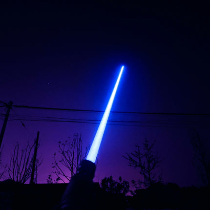 465nm 5.5W High Power Blue Laser Pointer Adjustable Focus Long Range Laser Locator for Astronomy Teaching Outdoor Camping Hiking Positioning