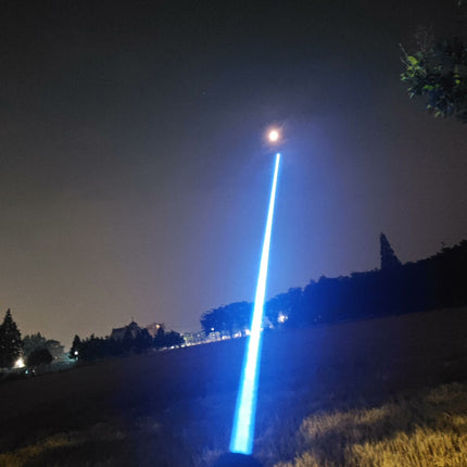 465nm 5.5W High Power Blue Laser Pointer Adjustable Focus Long Range Laser Locator for Astronomy Teaching Outdoor Camping Hiking Positioning