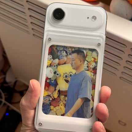 4" 6-Color E-Ink Photo Frame | Polaroid-Style Smart Display with Bluetooth, Wireless Charging & Magnetic Attachment