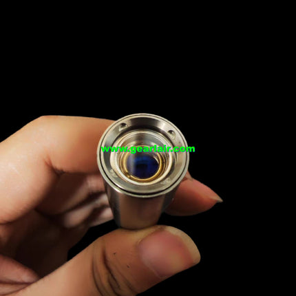 520nm 1W Green Laser Stainless Steel Flashlight - 532 Interface, 18650 Battery Powered