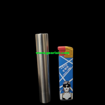 520nm 1W Green Laser Stainless Steel Flashlight - 532 Interface, 18650 Battery Powered