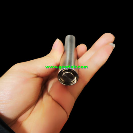 520nm 1W Green Laser Stainless Steel Flashlight - 532 Interface, 18650 Battery Powered