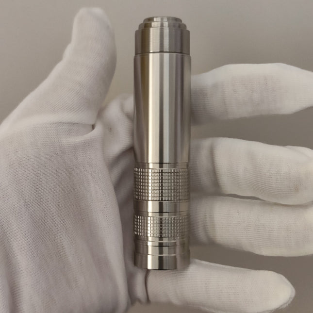 575.4nm 45mW Lemon Yellow DPSS Laser Module Stainless Steel Housing 18350 Powered Single Mode Special Wavelength Experimental Collectible Laser