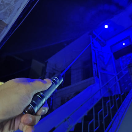 Premium 455nm 5W Laser Pointer Pen | Nichia Imported Laser Diode, High Brightness Blue Laser Flashlight for Star Gazing, Hiking, Presentations – All-in-One Kit with Accessories
