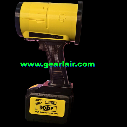90mm EDF Ducted Fan 5S Tool Battery Version 5kg Thrust Peak 5.1kg High Power Brushless Motor for RC Jet DIY Blower Cleaning