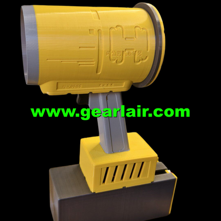 90mm EDF Ducted Fan 130A HV ESC 5kg Thrust 6S 10000mAh 25C Battery with Balance Charger Cooling Duct Gray Yellow