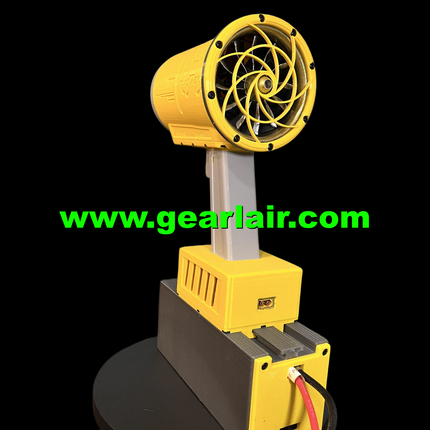 90mm EDF Ducted Fan 130A HV ESC 5kg Thrust 6S 10000mAh 25C Battery with Balance Charger Cooling Duct Gray Yellow